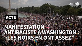A Washington, des manifestants antiracistes réclament la fin des violences policières | AFP