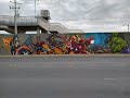 Artistas urbanos, mural Marvel 🦸‍♀️🦸‍♂️