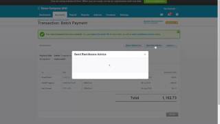 How to create a batch payment in Xero