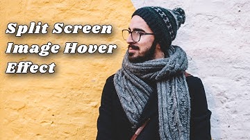 Awesome Split Screen Image hover Effect | Image hover effects