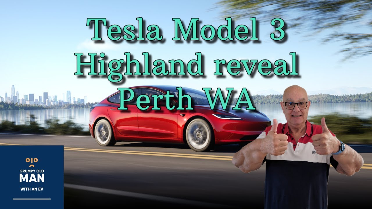 Model 3 Highland unveiling in Perth 