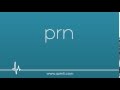 Cna abbreviations prn