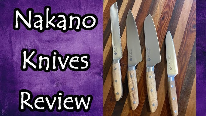 Nakano Wooden Series Japanese Knife Set Unboxing and Review 