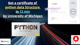 Coursera: Python Data Structures Complete Course solved  ( code in description) #solutionbank