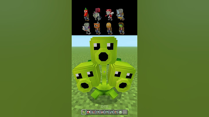 Plants vs zombie in Minecraft part 74 #meme #minecraft #pvz #shorts