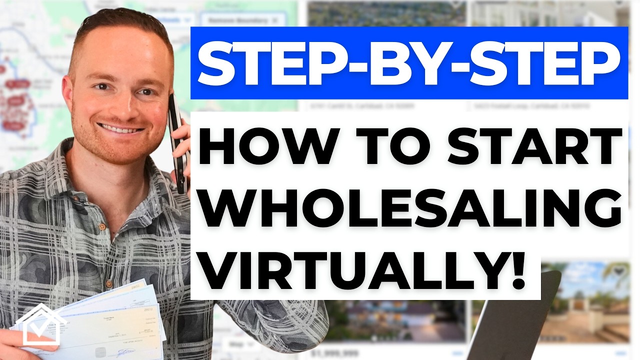 Virtual Wholesaling: How To Flip Houses From Home (STEP-BY-STEP)! - YouTube