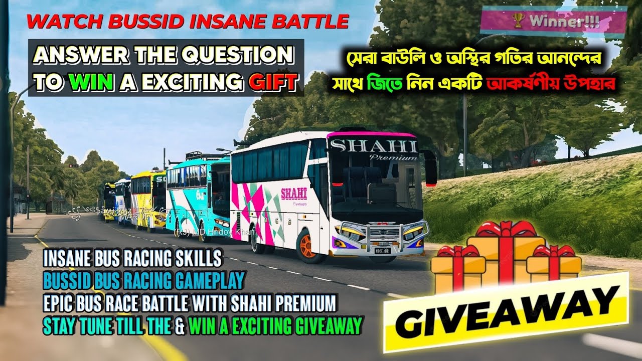 INSANE Bus Racing Skills - BUSSID Bus Racing Gameplay | Epic Bus Race ...