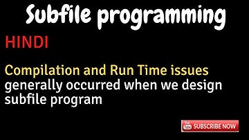 IBM i, AS400 Tutorial, iSeries, System i - Compilation and Run time issues occurred in subfile