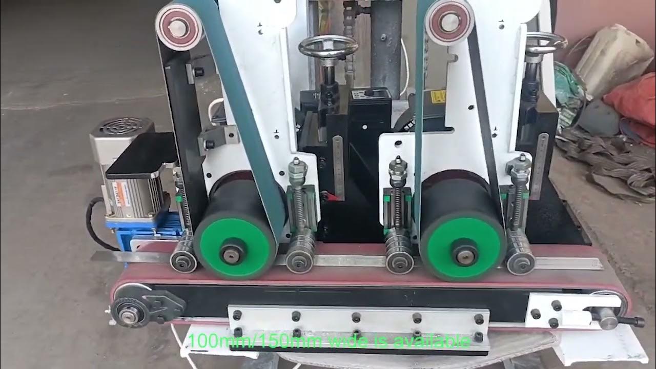 Flat sheet small parts polishing machine buffing machine for laser