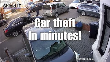 Mercedes Car key clone theft in London