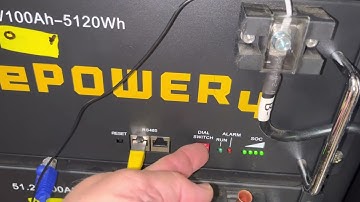 EG4 LifePower4 Battery Dip Switch Issues