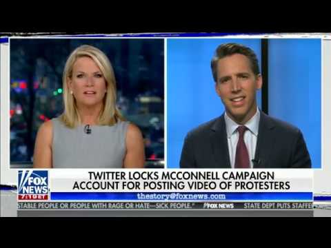Senator Hawley on Conservative Censorship and Twitter Suspending Mitch McConnell