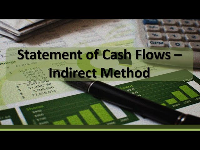 Cash Flows: Statement of Cash Flows Indirect Method Example