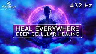 Heal your Body as you Sleep Guided Meditation with Healing Frequency Music 432 hz (All Cells Healed)