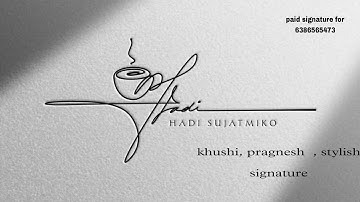 How to signature your Name design your Name #art#calligraphy#tips#trending#subscribe#logo#love#op