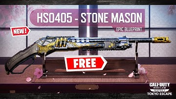 *NEW* How To Get FREE HS0405 - STONE MASON Epic Skin in COD Mobile | Seasonal Event Section For ALL