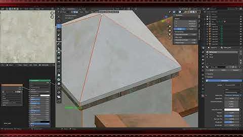 Time Lapse Video of a large temple - Roman style (Part II) | Built in Blender