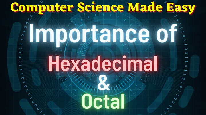 Why Do We Need Hexadecimal and Octal Number Systems?