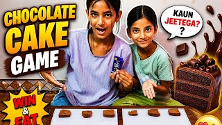 Fun Chocolate Cake Game with Sisters 🍫👭