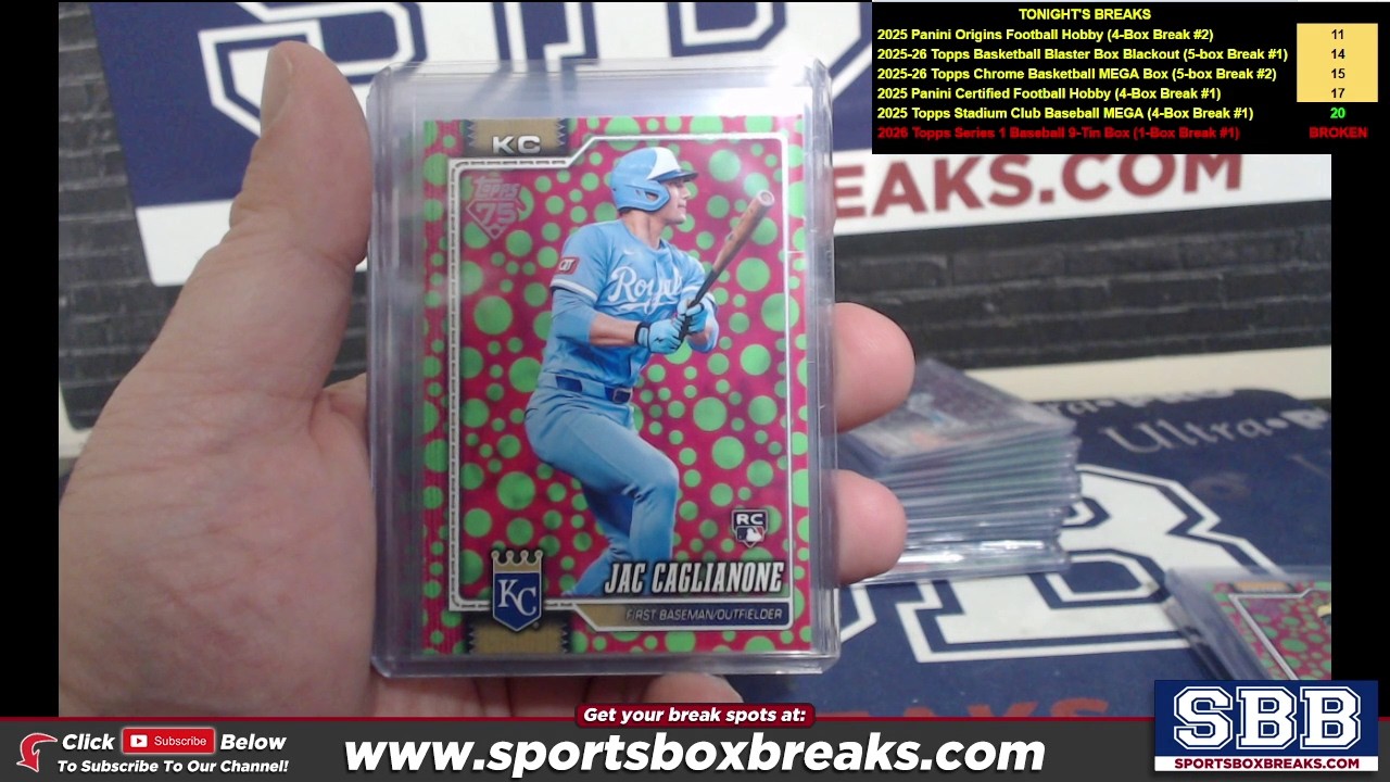 2026 Topps Series 1 Baseball 9-Tin Box (Choose Team - 1-Box Break #1) HIT RECAP