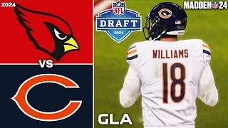 Bears vs. Cardinals | Caleb Williams, Marvin Harrison Jr. | 2024 NFL Draft Rosters | Madden 24 PS5