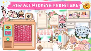 Toca Life World : NEW ALL FREE WEDDING FURNITURE OUT NOW | TOCA BOCA UPDATE