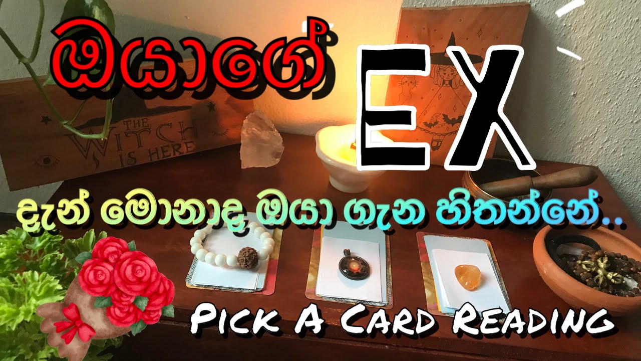 ඔයාගෙ Ex දැන් මොනාද ඔයා ගැන හිතන්නේ? ❤️‍🩹🙄💥| Lost Love Tarot Reading sinhala | Pick a card reading