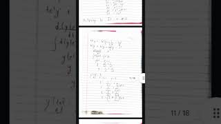 PDF Solution for first order linear differential equation #mathsolution#bsc2ndyear#palpalibharat