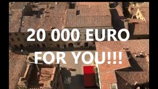 20 000  euro тем, кто решит переехать и обосноваться в Радикондоли, Тоскана, Италия #ПереездВИталию