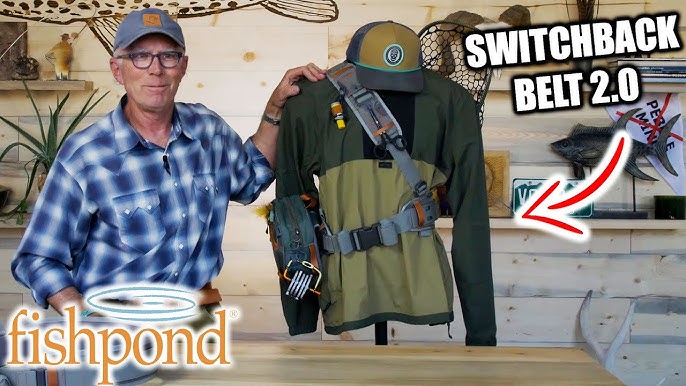A Wading Belt Carrying System for Fishing  Net, Water, Wading Staff,  Camera and More on Your Hips 
