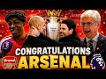 CONGRATULATIONS ARSENAL FOR WINNING THE EPL 2025/26