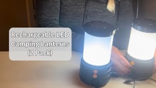 Ultimate Camping Lantern Review! PopoIron 5000mAh Rechargeable LED Lights – Amazon Unboxing & Test!