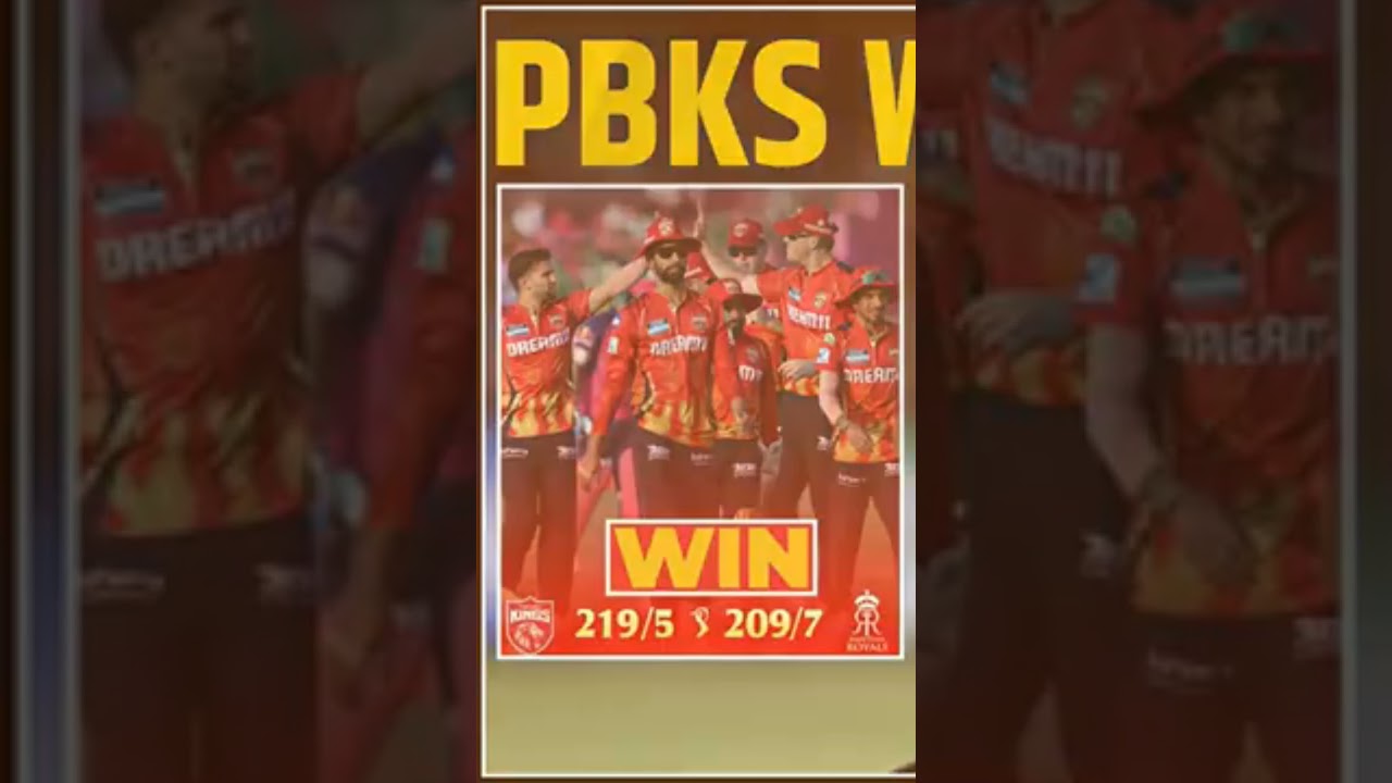 RR vs PBKS : Shashank Singh, Nehal Wadhera Shine As PBKS Inch Towards Playoff Berth With Win