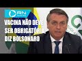 Em discurso na Cúpula do G20, Bolsonaro afirma que vacina não deve ser obrigatória