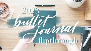 2023 Bullet Journal Flip | Bujo Flip | Bullet Journal Flipthrough