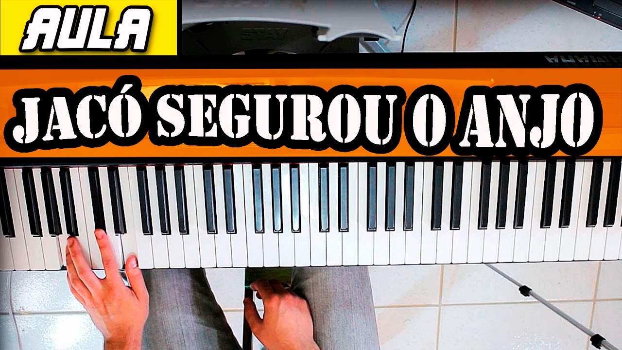 Aula de Teclado Fácil - Jacó Segurou o anjo Akkoorden - Chordify