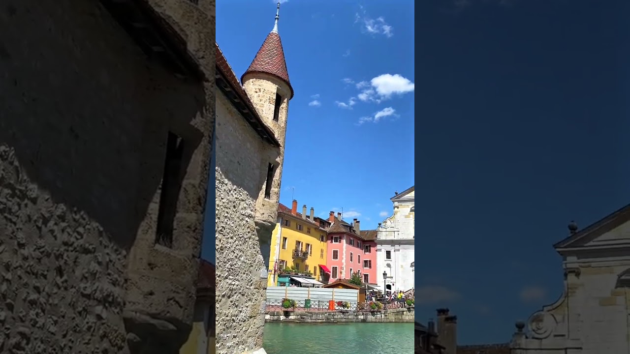A Stroll Through Annecy’s Canals after the rain 