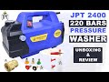 JPT 2400 Watt 220 Bar pressure washer unboxing & review