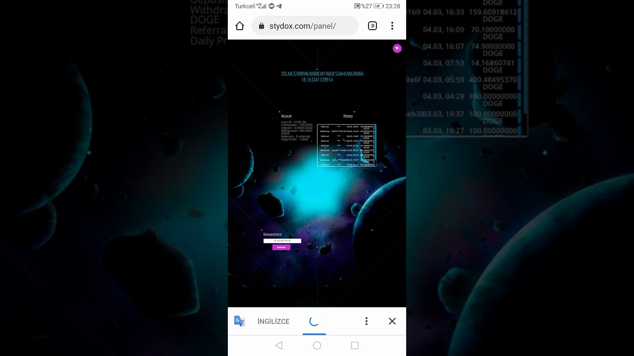 Stydox,dogex pro benzeri mining kazım sistemi