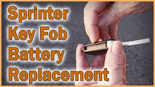 HOW TO REPLACE KEY FOB BATTERIES - Mercedes-Benz Sprinter Key Fob Battery Replacement by Tim & Shannon Living The Dream 8,710 views 2 years ago 1 minute, 41 seconds