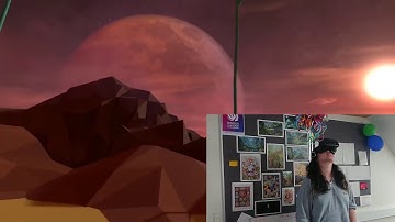 Ray cast test scene in VR