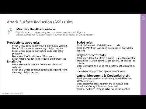 2  Attack Surface Reduction ASR   Microsoft Defender for Business