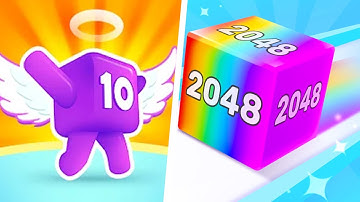 Level Up Numbers 2048 | Jelly Run 2048: New Shape - Gameplay Walkthrough Max Levels (Part 1)