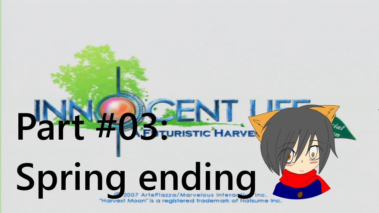 [PS2 HD][HQ]Innocent Life: A Futuristic Harvest Moon SE #03: Spring ending No commentary playtrough