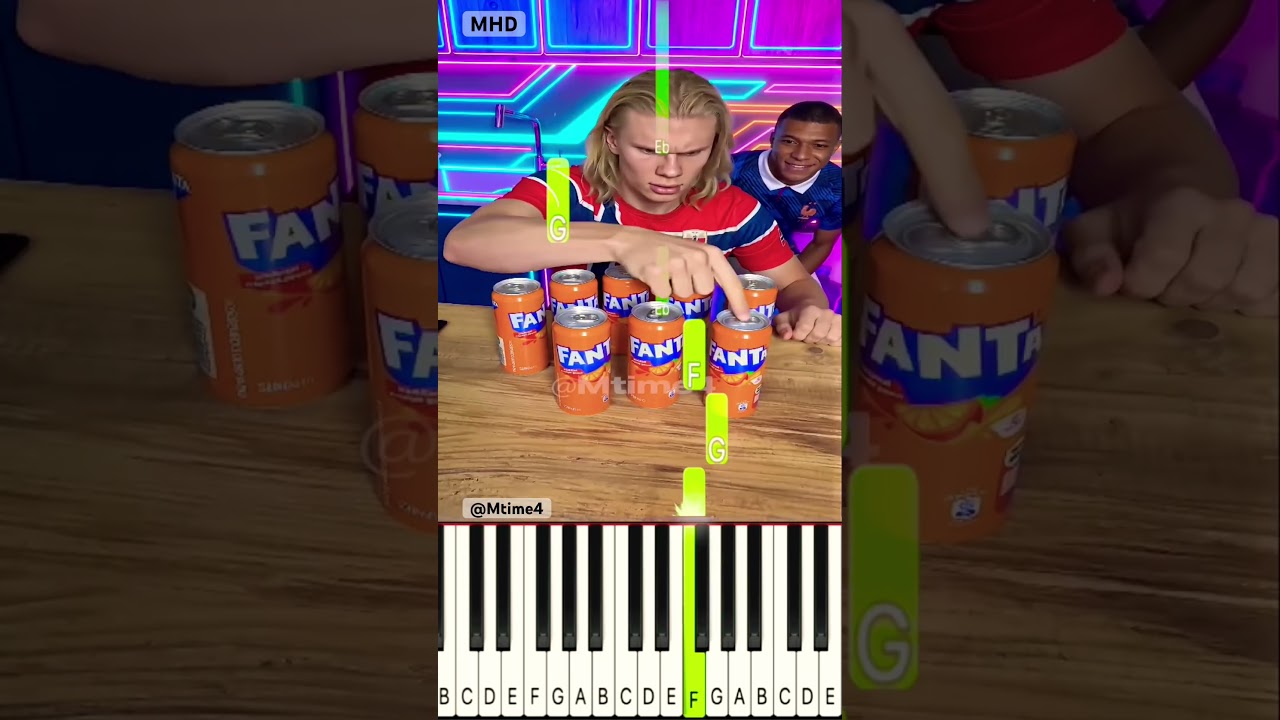Mbappé Watched the Drink Disappear 🥤😭 @Mtime4 - Piano Tutorial