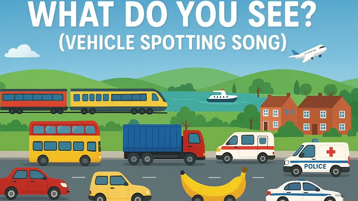 What Do You See? (It's the Vehicle Spotting Song) | Learn Vehicle Names for Kids