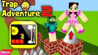 Monster School Pat And Jen Minecraft: TRAP ADVENTURE 2 CHALLENGE ( Minecraft Animation ) by Fan Minecraft 260,165 views 6 years ago 3 minutes, 49 seconds