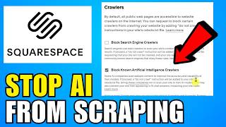 How To Stop AI From Scraping A Squarespace Website (2026) (Complete Guide)