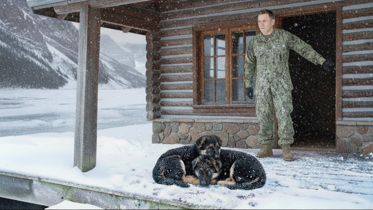 A Navy SEAL Opens His Door to Two Freezing Puppies — A Moment That Changed Their Lives