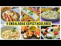 6 ensaladas espectaculares. ¿Quién dijo que comer ensalada es aburrido?